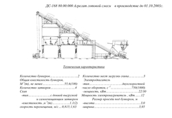ДС-168 80.00.000 Агрегат готовой смеси