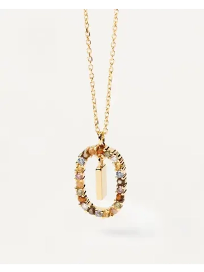 Колье женское Буква I