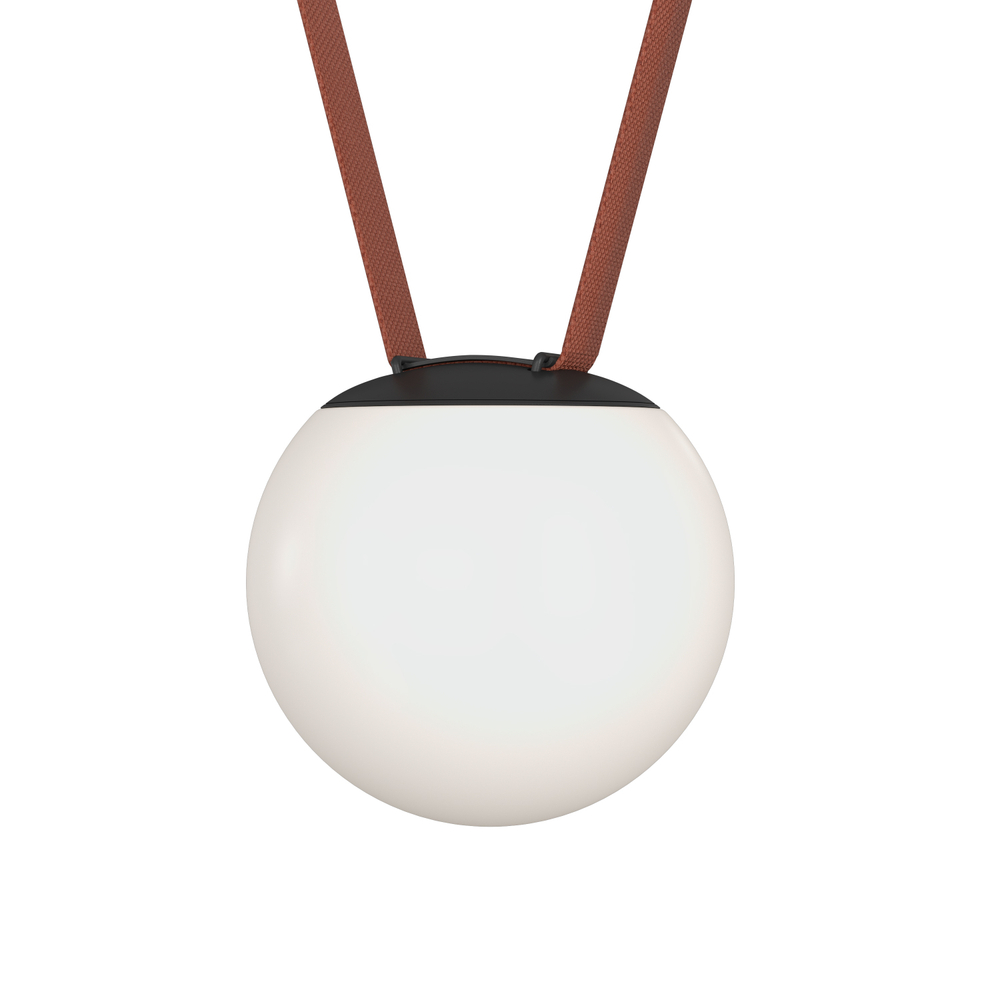 DK5550-BK Cветильник для трека-ремня Belty, серия Orb, со светодиодом, D150*H147мм, 48V DC, 10W, RA90, 120°, 4000K, IP20, белый, акрил