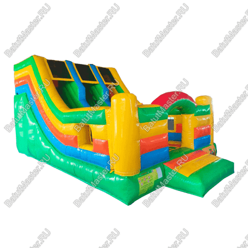 Надувной батут-горка "Славянский", без принт печати