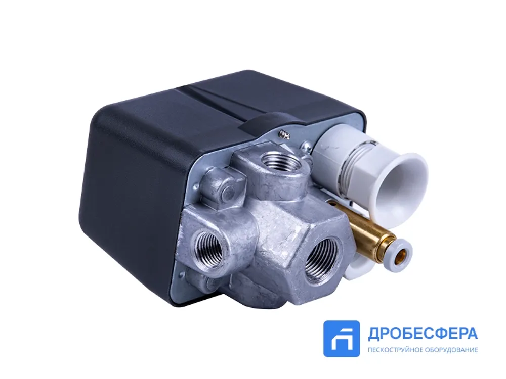 Реле давления для компрессора MDR-2/11 Фланец 3/8" (16мм) + 3 дополнительных 1/4" (14мм) арт. 270553