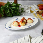 Блюдо овальное 30 см,коллекция "Blue Flower" P.L. Proff Cuisine