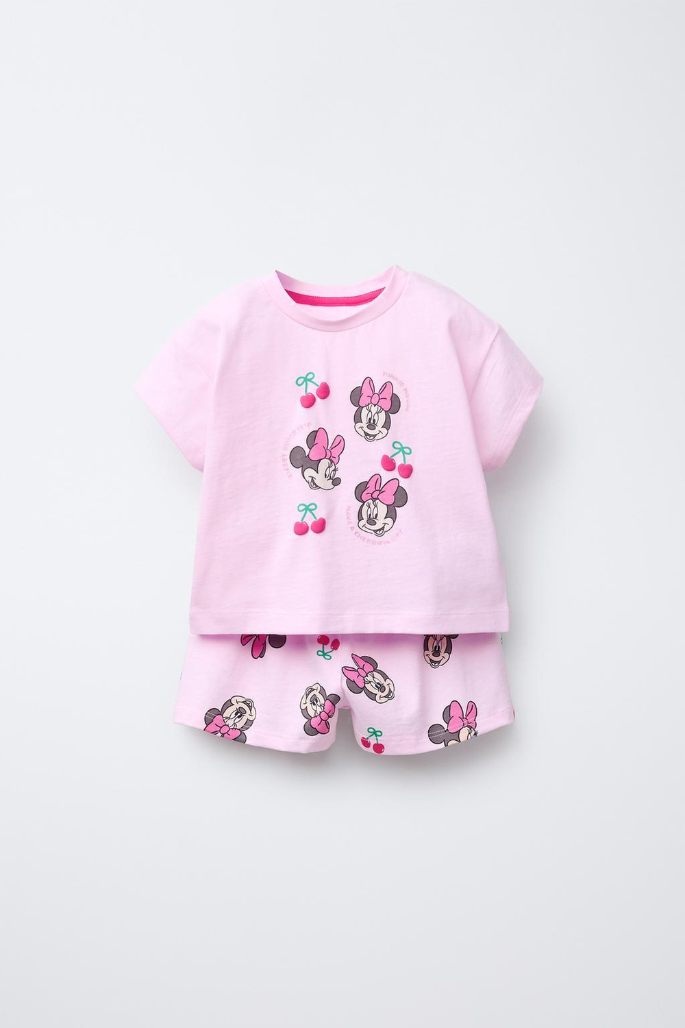 ZARA ПИЖАМА MINNIE MOUSE © DISNEY, РОЗОВЫЙ