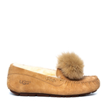 Мокасины Dakota Pom Pom New Chestnut