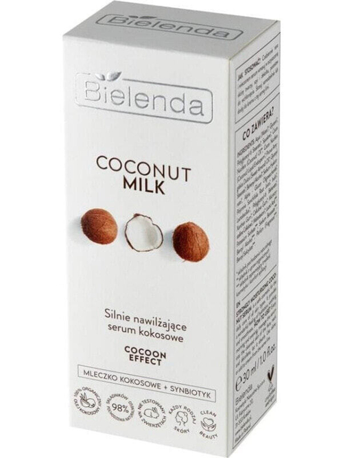 Bielenda Bielenda Coconut Milk Silnie Nawilżające Serum kokosowe Cocoon Effect 30ml