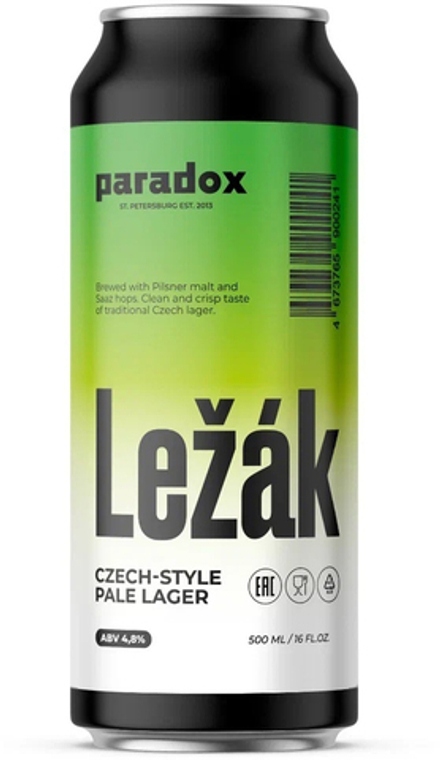 Пиво Парадокс Лежак / Paradox Lezak 0.5 - банка