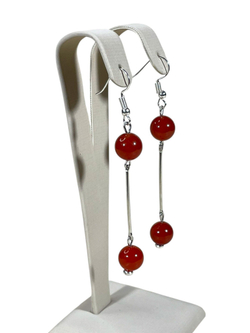 Серьги минимализм с палочкой