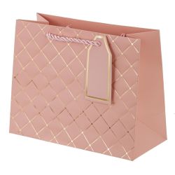 GAEM Пакет подарочный (бумага 210г/м2, блок 12шт), L23 W10 H18 см, 5в.