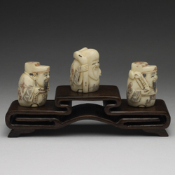 Набор нэцкэ "Три звездных старца" (Фу Cин, Лу Cин и Шоу Cин)