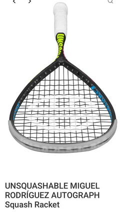 UNSQUASHABLE, MIGUEL RODRIGUEZ ONE20 LIMITED EDITION, 120g, Squash Racket, , ,
