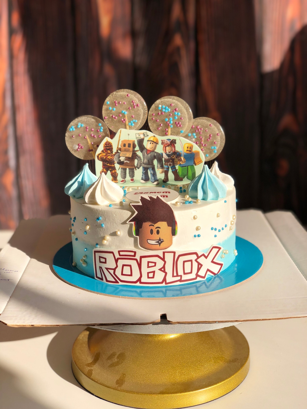 Торт Роблокс Roblox на день рождение мальчику, девочке