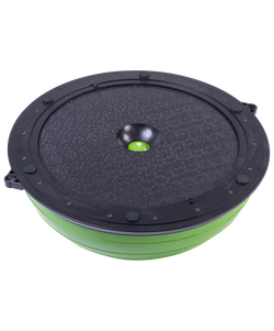 Полусфера "BOSU" GB-501 с эспандерами, с насосом, зеленый