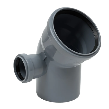 Отвод ПП 110*45 с выходом 50 левый