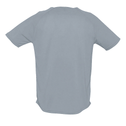 Футболка SPORTY, мужская, полиэстер 140. Серый  M