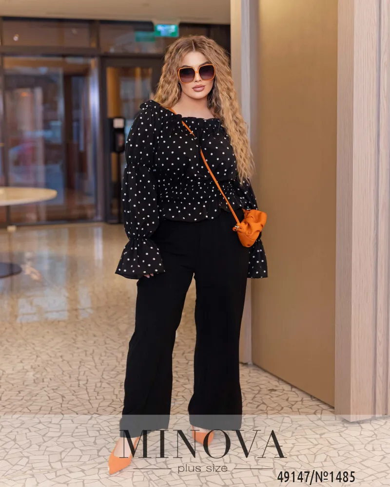 Костюм 1485-черный Minova
