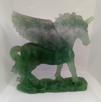 Аликорн из натурального флюорита