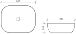 Раковина Ceramica Nova Element 505х405