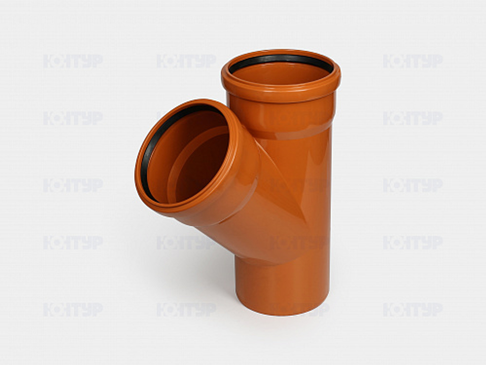 Тройник наруж канал.160/160х45 0167