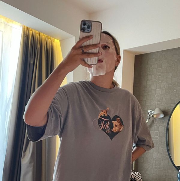 Футболка оверсайз #5 серая - фото 4