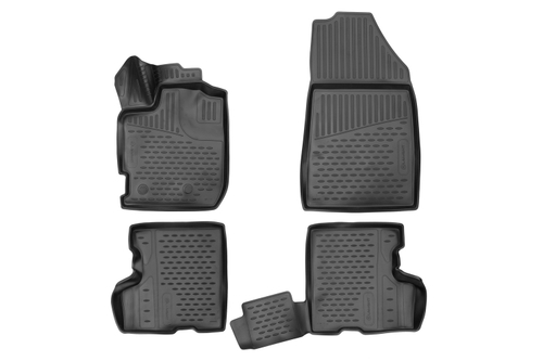 Коврики 3D в салон для RENAULT Duster II 2021 - , 4шт. (полиуретан)  AFM3DA0N202210K