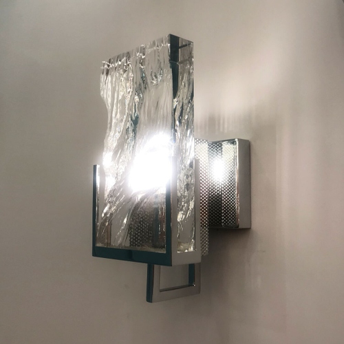 Бра Cloyd MINERAL W1 / выс. 30 см - хрусталь - хром (арт.20152)