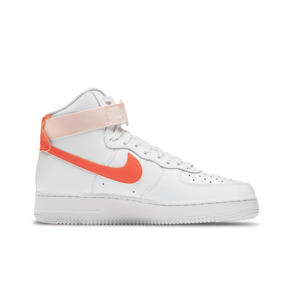 Женские кроссовки Nike Air Force 1 High 'White Orange Pearl' 334031‑118