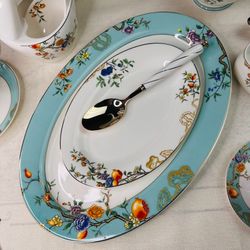 Lenardi 145-478 Овальное блюдо 35,5см HANOMI в под.уп.(х10)Костяной фарфор