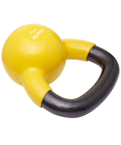 Гиря виниловая DB-401, 4 кг, желтый