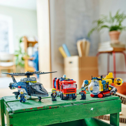 LEGO City - Набор с вертолетом, пожарной машиной и подводной лодкой 60462