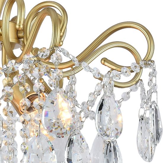 Люстра потолочная Reluce E27  04066-0.3-04 MATT GOLD+CR