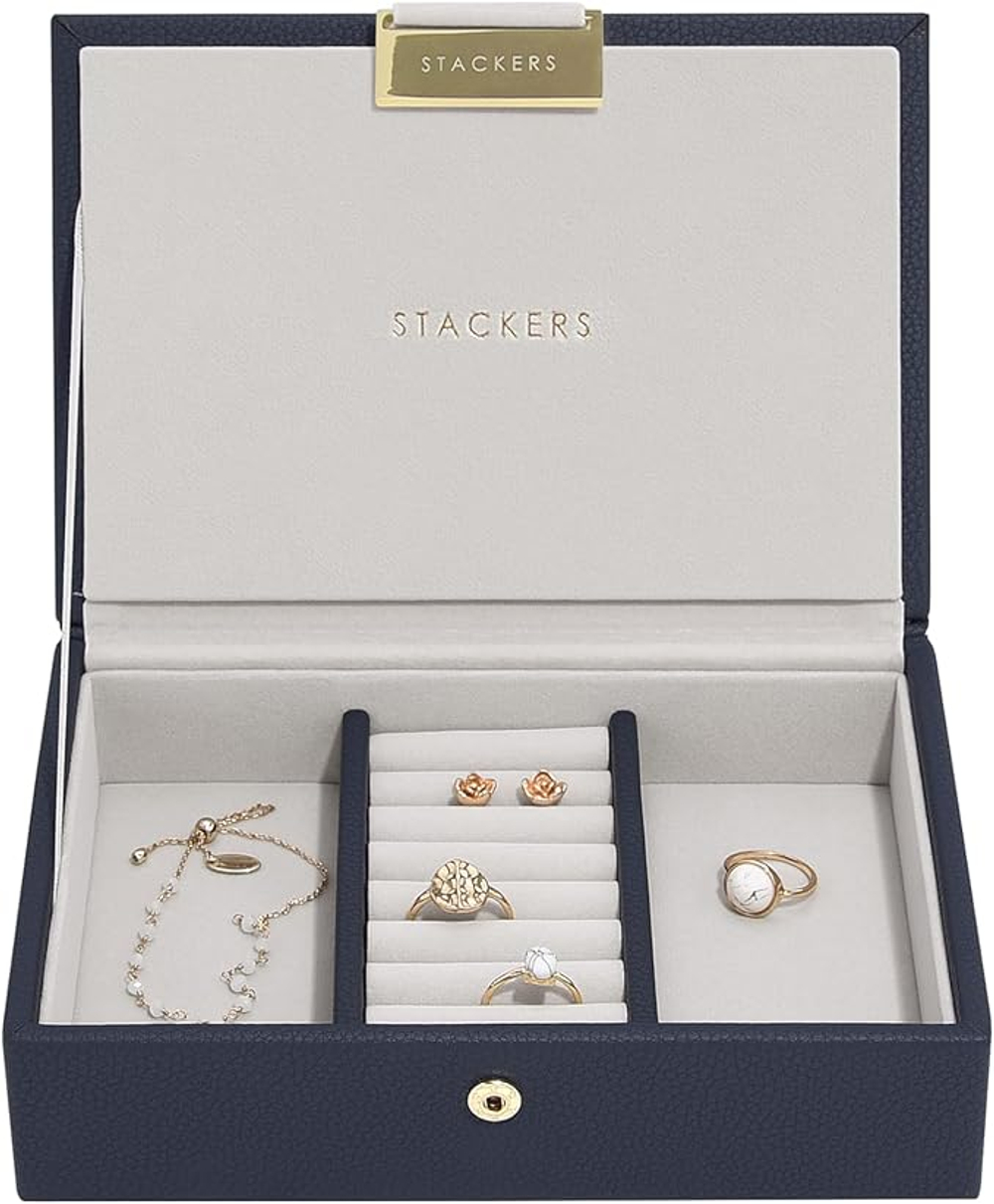 Органайзер для украшений Stackers Mini Box Lid (Black)