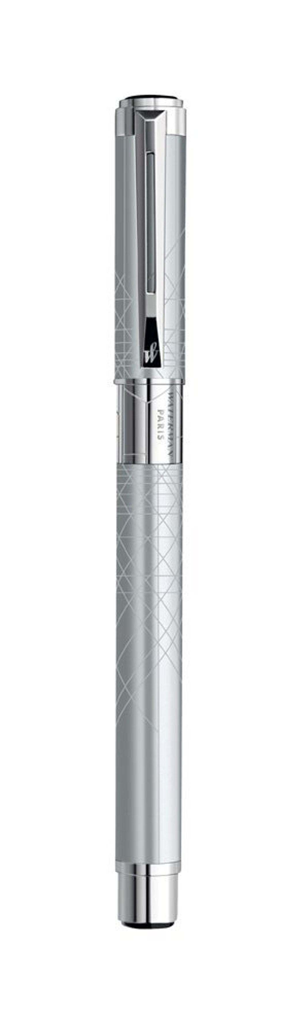 Ручка-роллер Waterman Perspective, цвет:  Silver CT