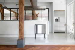 Brabantia Контейнер для мусора Bo Touch 11+23 л, матовое серебро