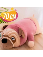 Мягкая игрушка мопс, французский бульдог 70 см