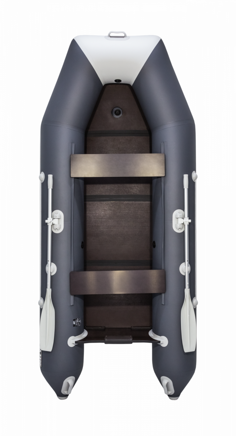 Аква-3200 СКК СЕРЫЙ/ГРАФИТ слань-книжка киль + PARSUN T 5.0 BMS (комплект лодка + мотор)