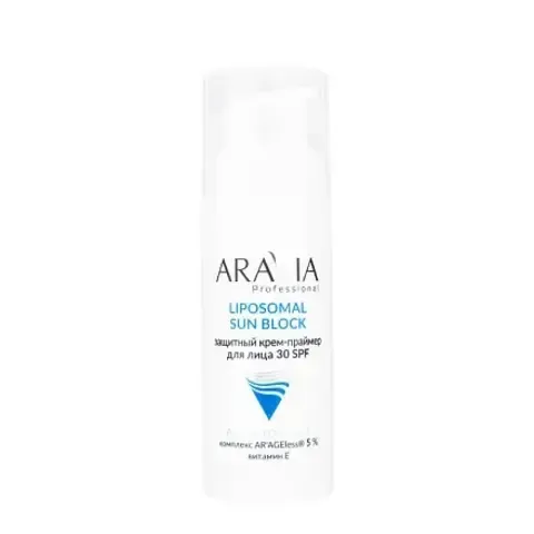 Защитный крем-праймер для лица SUN BLOCK 30SPF, 50 мл ARAVIA Professional