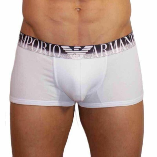 Мужские трусы хипсы белые Emporio Armani old