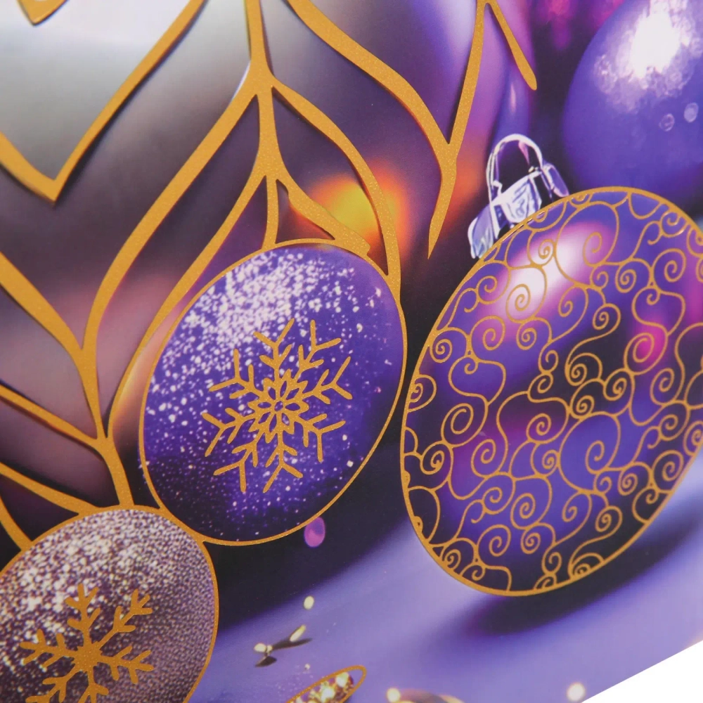 Пакет подарочный «Елкины подарки» 18*24*8.5 см, микс