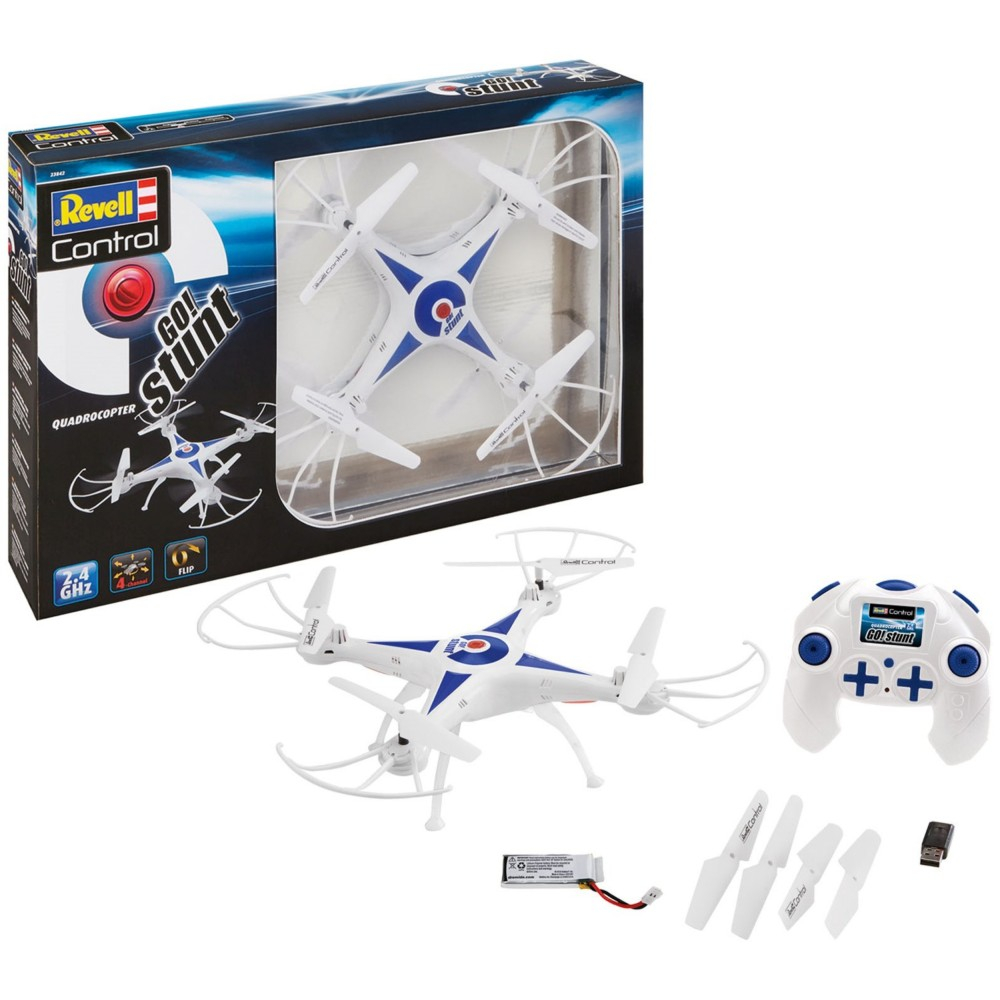 Радиоуправляемый дрон Revell Control Go 23842! Stunt 2,4 ГГц — фото 1