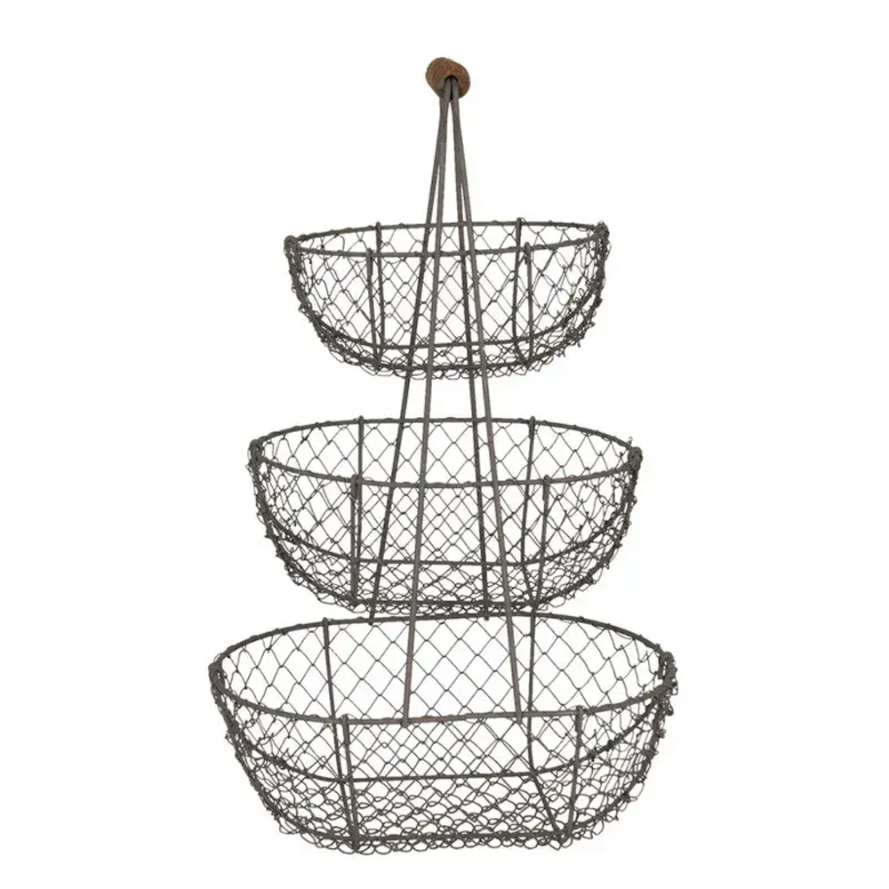 Mensa Home Коричневая проволочная стойка 48x30x22 см