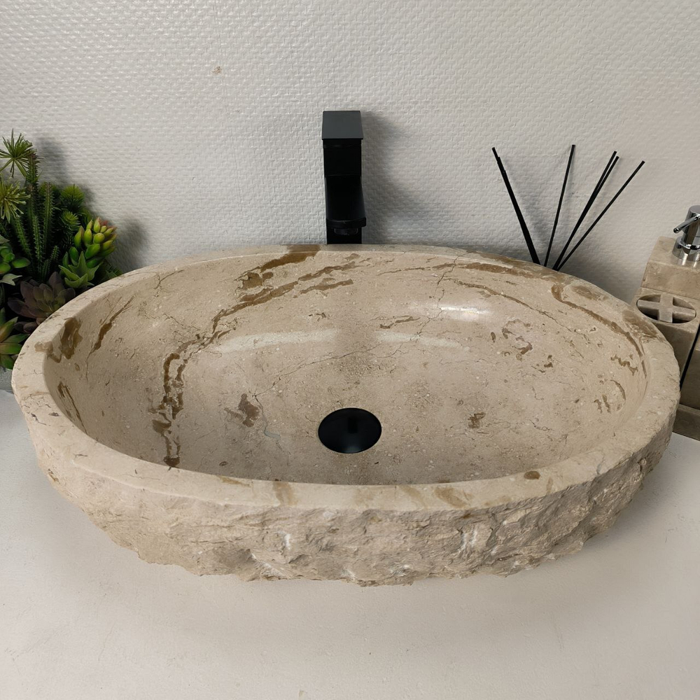 Раковина из мрамора Erozy Cream EM-64959 61*41*15 0874