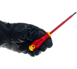 ОТВЕРТКА СИБРТЕХ ДИЭЛЕКТРИЧЕСКАЯ ДВУХКОМП/РУКОЯТКА SL4 100MM SRV ДО 1000В 12932