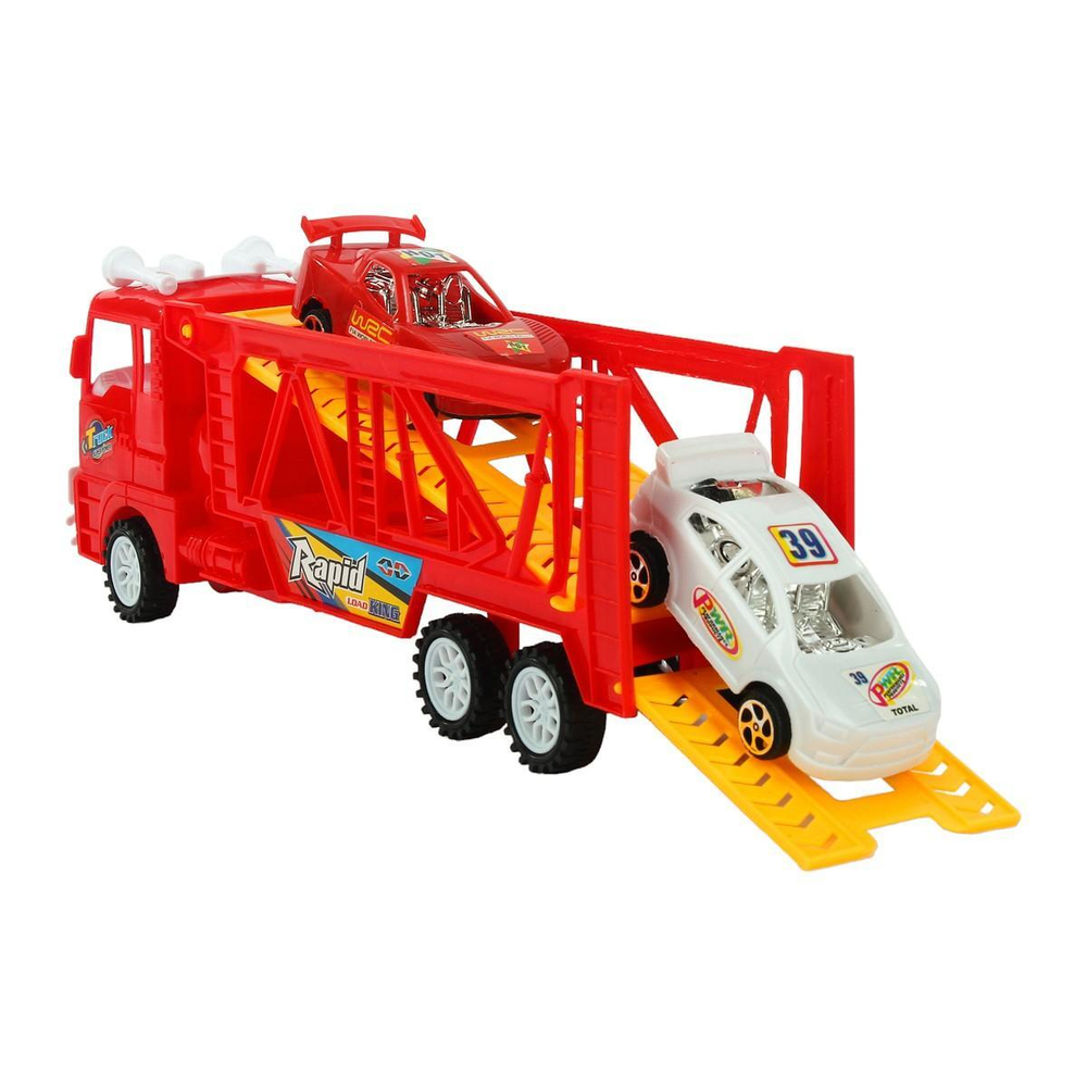 Автовоз ин. +2машины, пакет JL002-3