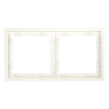 Рамка пластиковая VOLTUM S70 на 2 пост, (хлопок)