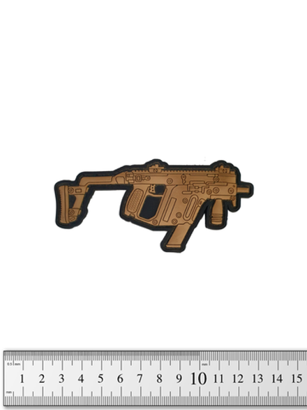 Шеврон KRISS Vector большой PVC. Койот