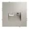 Розетка телевизионная встраиваемая VOLTUM S70 TV+RJ45 кат. 6, (кашемир) vls060703