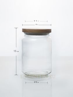банка стеклянная высота
