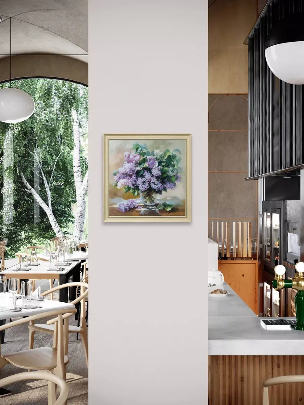 Картина на стену интерьерная на холсте 46*46 см