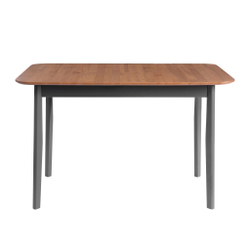 Стол Соната Люкс/ Sonata Lux table, 120х75х75 см массив сосны, антик /графит, 120х75х75 см