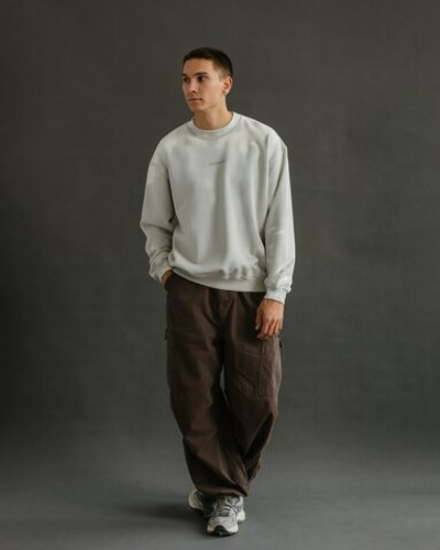 Свитшот UNIFORM Thermo minilogo розово-серый/белый